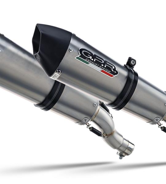 Scarico GPR compatibile con Kawasaki Zzr 1400 2006-2007 - Gpe Ann. titanium