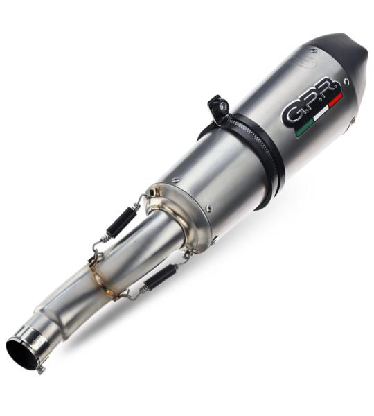 Scarico GPR compatibile con Swm Motorcycles RS 650 R 2017-2018 - Gpe Ann. titanium