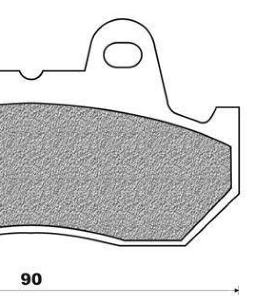 Coppia pasticche anteriore per Kawasaki VT 800 C dal '88