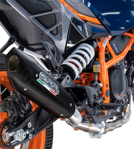 Scarico GPR compatibile con Husqvarna Svartpilen 125 2024-2025 - GP-Revo Black Titanium