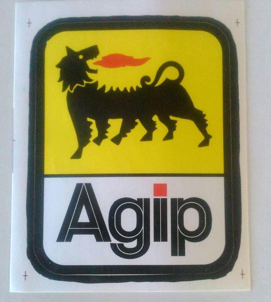 Adesivo Agip cm12X9 per Cagiva