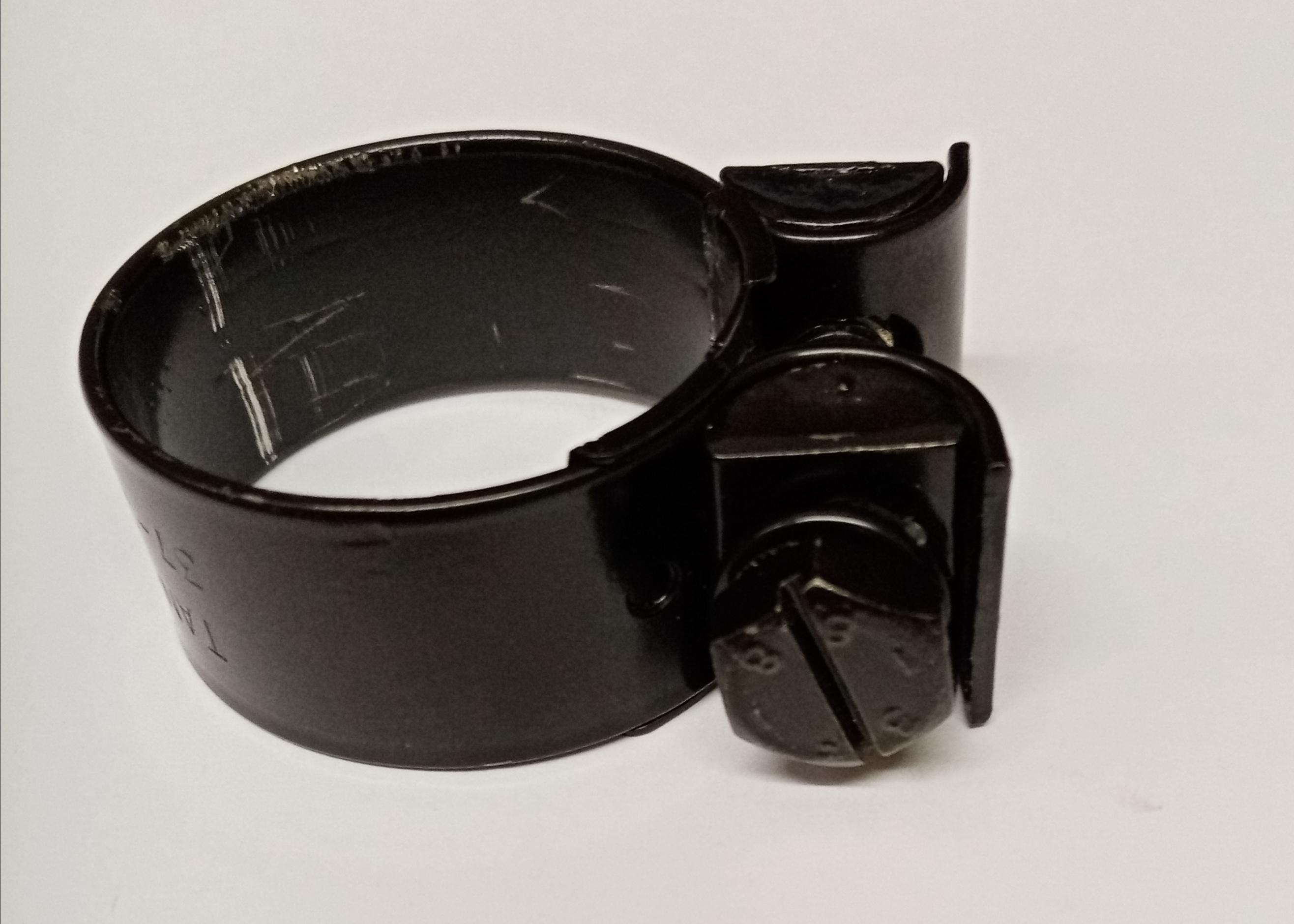Fascetta Nera D. mm37-39 Silenziatori-Vari Montaggi per Ciclomotori-Moto Vari Modelli