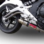 Scarico GPR compatibile con Kawasaki Er 6 N - F 2012-2016 - Deeptone Inox