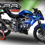 Scarico GPR compatibile con Kawasaki Z 125 2021-2024 - Furore Evo4 Nero