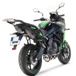 Scarico GPR compatibile con Kawasaki Versys 650 2015-2016 - Satinox 