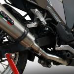 Scarico GPR compatibile con Kawasaki Versys-X 300 2017-2021 - Furore Evo4 Nero