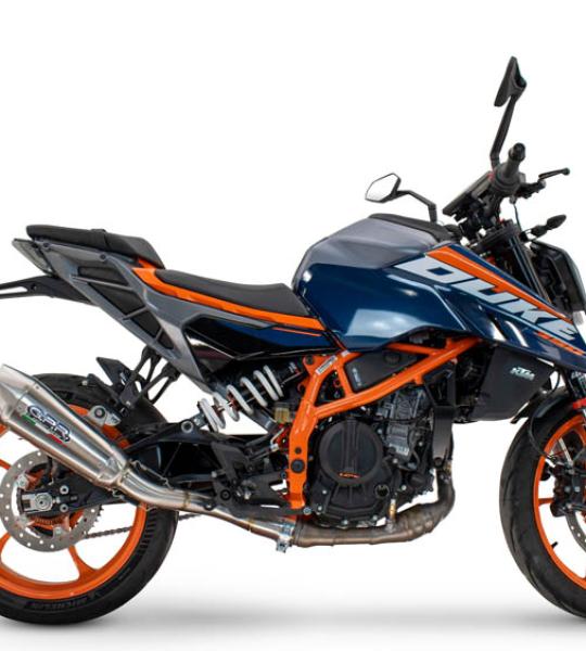 Scarico GPR compatibile con Ktm Duke 125 2024-2025 - GP-Revo Titanium