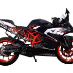 Scarico GPR compatibile con Ktm Rc 200 2014-2021 -  Deeptone Inox -  Terminale di scarico omologato -  fornito con db killer estraibile -  catalizzatore e raccordo specifico