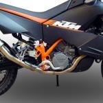 Scarico GPR compatibile con Ktm Lc8 990 Adventure - R - DAKAR 2006-2014 - Dual Poppy