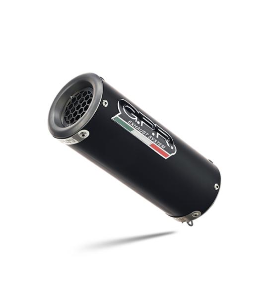 Scarico GPR compatibile con Kawasaki Z 900 E 2017-2020 - M3 Black Titanium