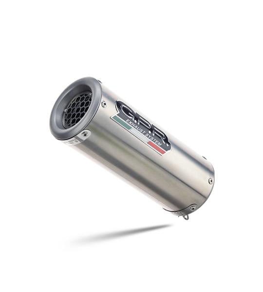 Scarico GPR compatibile con Suzuki Gsx-R 600 K8 2008-2010 - M3 Inox 