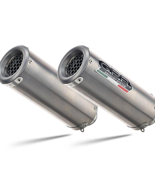 Scarico GPR compatibile con Ducati Monster 796 2010-2014 - M3 Titanium Natural