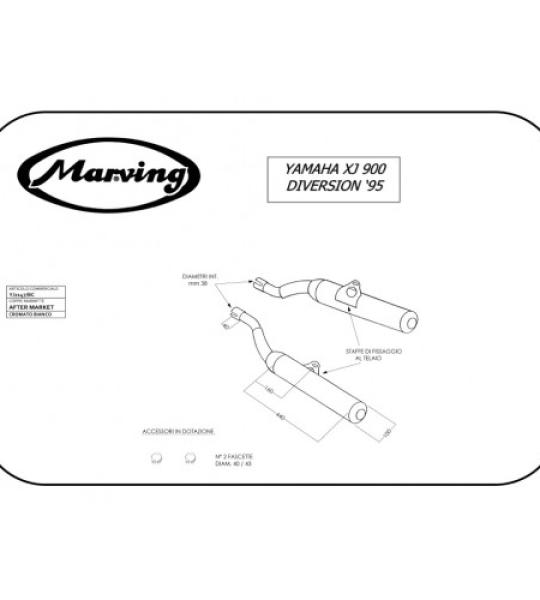MARVING YAMAHA XJ 900 DIVERSION 95 - Y/2147/BC