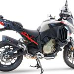 Scarico GPR compatibile con Ducati Multistrada V4 Rally 2023-2024 - Furore Evo4 Nero