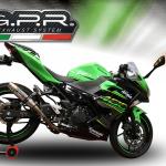 Scarico GPR compatibile con Kawasaki Ninja 400 2018-2022 - Deeptone Inox