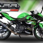 Scarico GPR compatibile con Kawasaki Ninja 500 2023-2025 - Furore Evo4 Nero