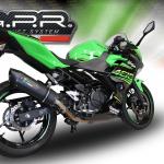 Scarico GPR compatibile con Kawasaki Z 400 2018-2022 - Furore Evo4 Nero