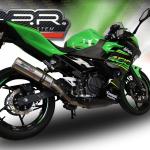 Scarico GPR compatibile con Kawasaki Ninja 500 2023-2025 - M3 Inox 