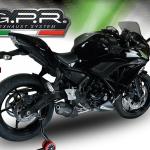 Scarico GPR compatibile con Kawasaki Ninja 650 2017-2020 - Furore Nero
