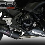 Scarico GPR compatibile con Kawasaki Ninja 650 2017-2020 - Furore Nero