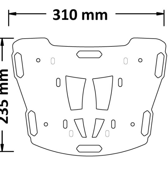 Portapacco Posteriore In Ferro Benelli Leoncino 500 2017 - 2022