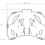 Portapacchi Posteriore In Alluminio Per Can Am Ryker 600/900/Rally>2019