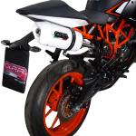 Scarico GPR compatibile con Ktm Duke 125 2011-2016 -  Albus Ceramic -  Terminale di scarico omologato -  fornito con db killer estraibile -  catalizzatore e raccordo specifico