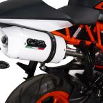 Scarico GPR compatibile con Ktm Duke 125 2011-2016 -  Albus Ceramic -  Terminale di scarico omologato -  fornito con db killer estraibile -  catalizzatore e raccordo specifico