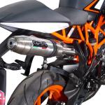 Scarico GPR compatibile con Ktm Rc 200 2014-2021 -  Deeptone Inox -  Terminale di scarico omologato -  fornito con db killer estraibile -  catalizzatore e raccordo specifico