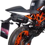 Scarico GPR compatibile con Ktm Rc 200 2014-2021 -  Deeptone Inox -  Scarico omologato -  silenziatore con db killer estraibile e raccordo specifico