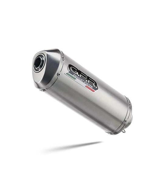 Scarico GPR compatibile con Ducati Scrambler 800 2015-2016 - Satinox 