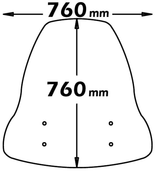 Parabrezza Alta Protezione Per Benelli 491