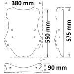 Cupolino Alto Trasparente Per Benelli Trk 502