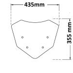 Cupolino Basso Completo Di Gommini E Viti Per Benelli Trk 702 2023>