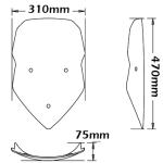 Cupolino Ribassato Per Ducati Multistrada 1200 2010>2013