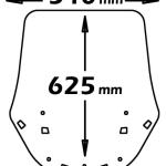 Parabrezza Tipo Originale Medio Per Suzuki Burgman 650 2003-2005 E Executive Abs 2006-2013