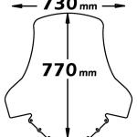 Parabrezza Tipo Alto Per Suzuki Burgman 125-200 K7 2001-2013