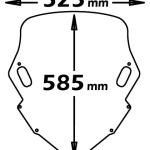 Cupolino Sportivo Per Yamaha T-Max 500 2008-2011