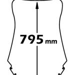 Parabrezza Alto Tipo Originale Per Yamaha Majesty 400 2009>2014