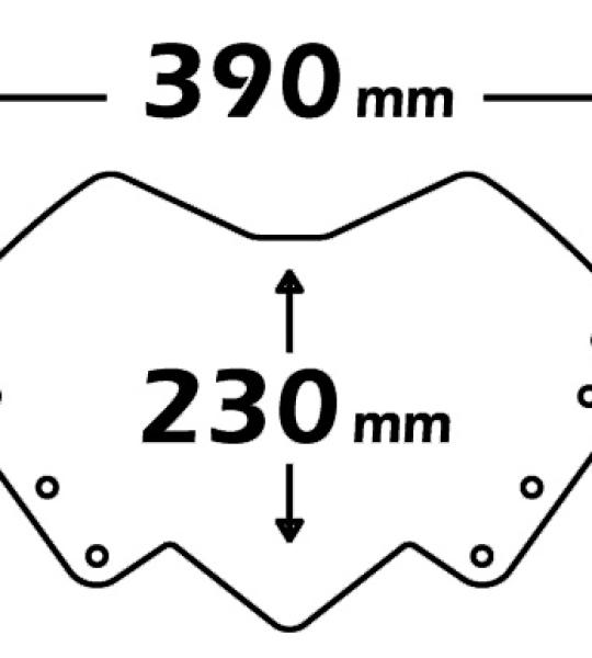 Cupolino Double Bubble Per Yamaha X-Max 125-250 2010-2013