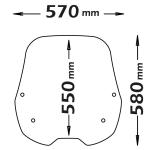 Parabrezza Tipo Originale Maxi Per Kymco People S 125I 150I Abs Dal 2018>2021