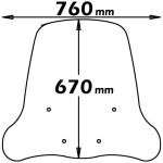 Lastra Di Ricambio Media Protezione Per Yamaha Xcenter 125-150 2006-2016