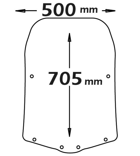 Parabrezza Di Ricambio Per Tricity 125 - 155