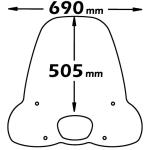 Parabrezza Media Protezione Sym Per Symphony 50-125