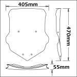 Cupolino Basso Per Yamaha Tracer 900 2015-17