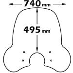 Parabrezza Alta Protezione Per Lml Star 125-150-200