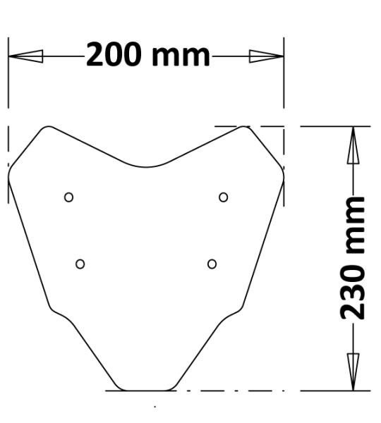 Cupolino Sport Fly Per Yamaha Mt-07 2021