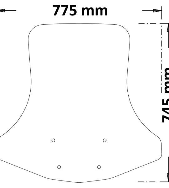 Parabrezza Alta Protezione Per Seat Mo / Silence S01