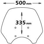 Parabrezza Di Piccole Dimensioni Per Triumph Bonneville 2008>2012