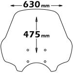 Parabrezza Di Medie Dimensioni Triumph - Bonneville 2008 >2012